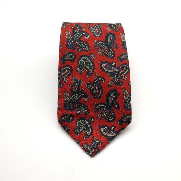 St Michael UK Men Tie 100% Polyester Accessory Work Business Gift Slim 3.25" - Picture 1 of 8